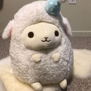 Party sheep wooly plushie stuffed animal